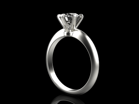 Engagement ring model 657 3D Print Model