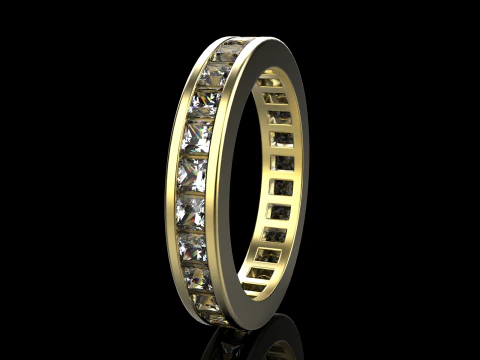 Eternity ring model 654 3D Print Model