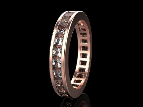 Eternity ring model 654 3D Print Model