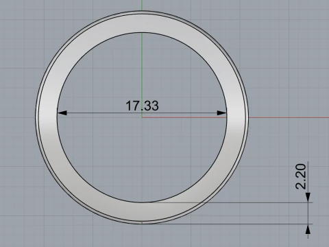 Eternity ring model 654 3D Print Model