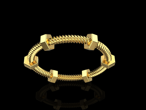 나사 링 사이즈 16 모델 652 3D 프린트 모델