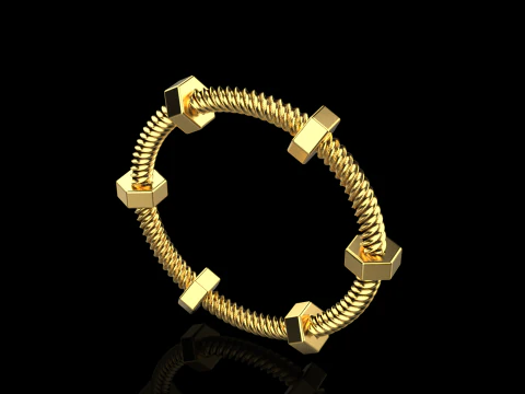 Screw ring size 16 model 652 3D Print Model