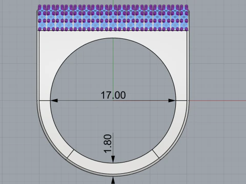 Y&uuml;z&uuml;k modeli 651 3D Baskı Modeli