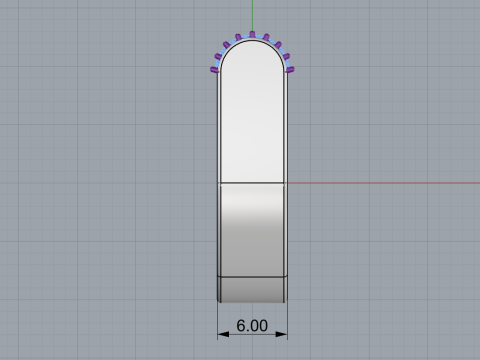 Ringmodel 651 3D printmodel