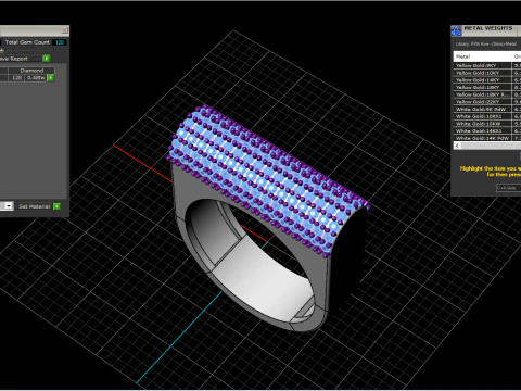 Ring model 650 3D Print Model