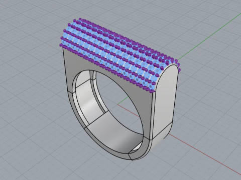 Ring model 650 3D Print Model