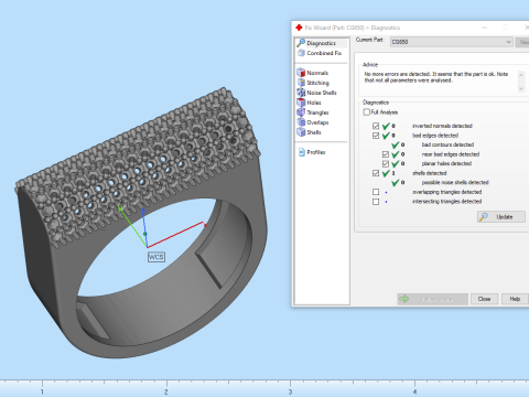 Pierścionek model 650 Model do druku 3D