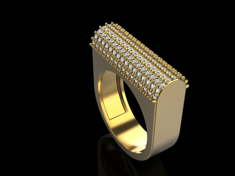 Pierścionek model 650 Model do druku 3D