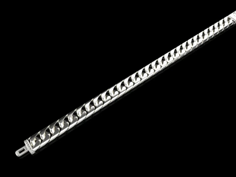 Cuban chain bracelet model 649 3D Print Model