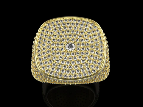 Cushion form ring model 648 3D Print Model