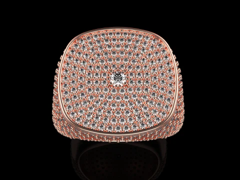 Cushion form ring model 648 3D Print Model