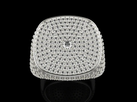 Cushion form ring model 648 3D Print Model
