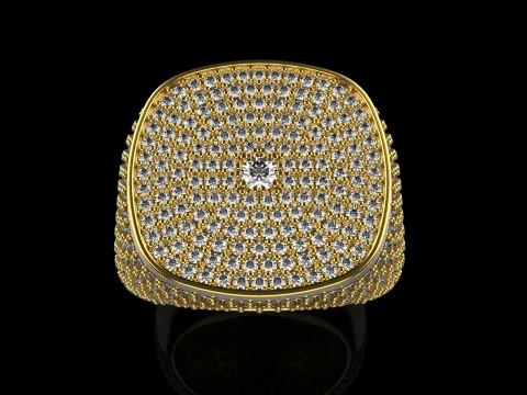 Cushion form ring model 648 3D Print Model