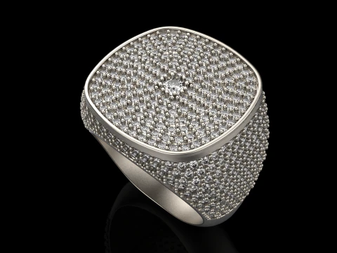 Cushion form ring model 648 3D Print Model