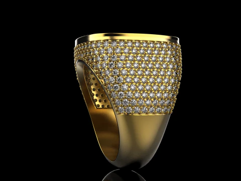 Cushion form ring model 648 3D Print Model