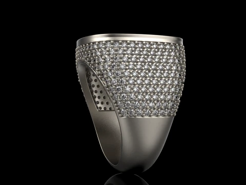 Cushion form ring model 648 3D Print Model
