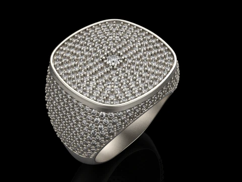 Cushion form ring model 648 3D Print Model