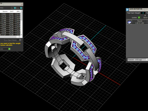 Wedding ring model 647 3D Print Model