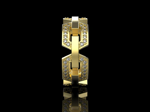 Wedding ring model 647 3D Print Model