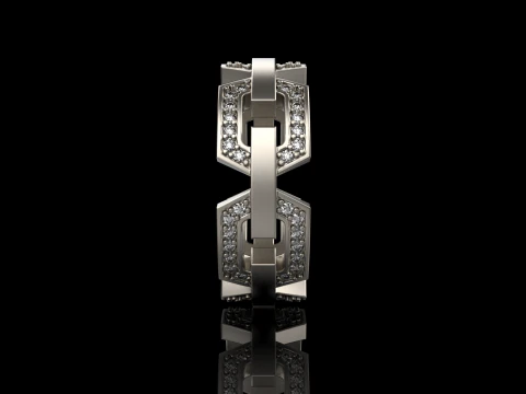 Wedding ring model 647 3D Print Model
