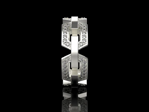 Wedding ring model 647 3D Print Model