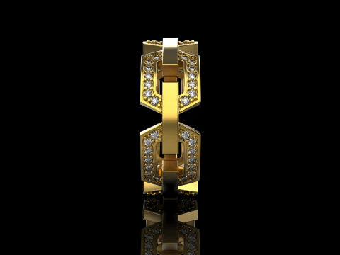 Wedding ring model 647 3D Print Model