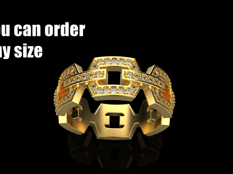 Model cincin kawin 646 Model Cetak 3D