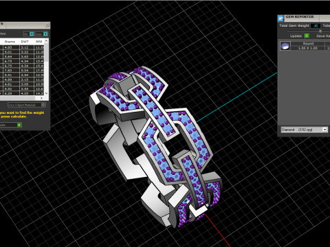 Wedding ring model 646 3D Print Model