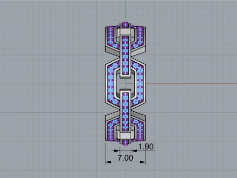 Wedding ring model 646 3D Print Model