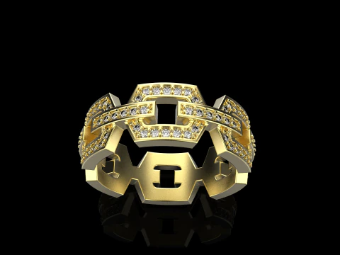 Wedding ring model 646 3D Print Model