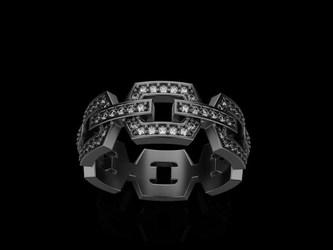 Wedding ring model 646 3D Print Model