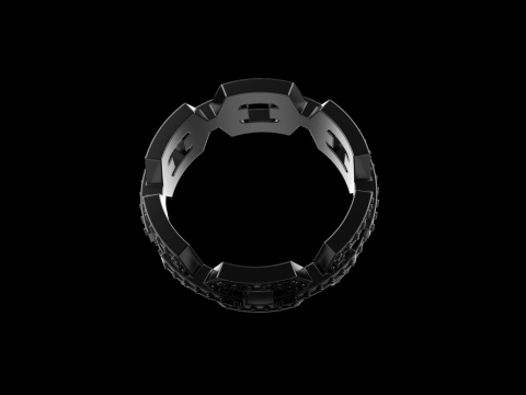 Wedding ring model 646 3D Print Model