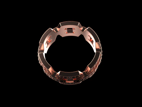 Wedding ring model 646 3D Print Model