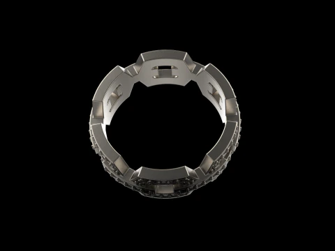 Wedding ring model 646 3D Print Model
