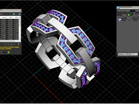 Wedding rings model 645 3D Print Model