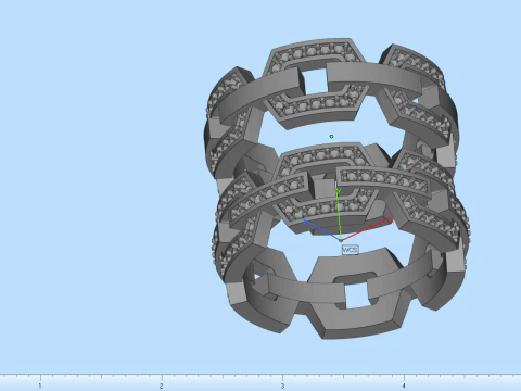Wedding rings model 645 3D Print Model