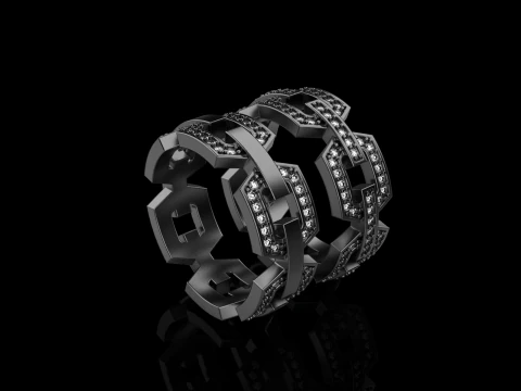 Wedding rings model 645 3D Print Model