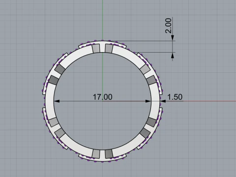 Wedding rings model 645 3D Print Model