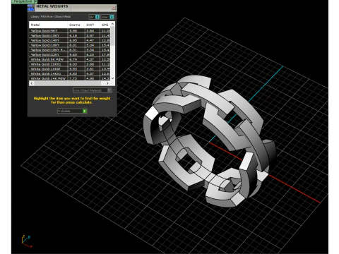 Wedding ring model 644 3D Print Model