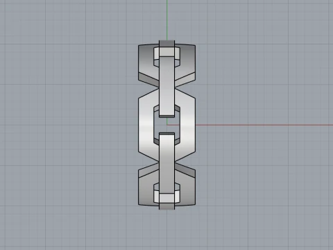 Wedding ring model 644 3D Print Model