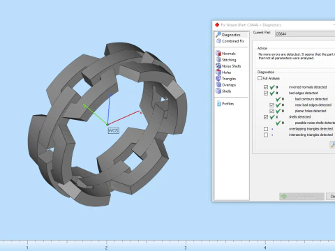 Wedding ring model 644 3D Print Model
