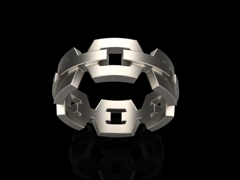 Wedding ring model 644 3D Print Model