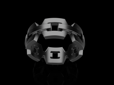 결혼 반지 모델 644 3D 프린트 모델