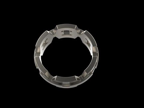 Wedding ring model 644 3D Print Model