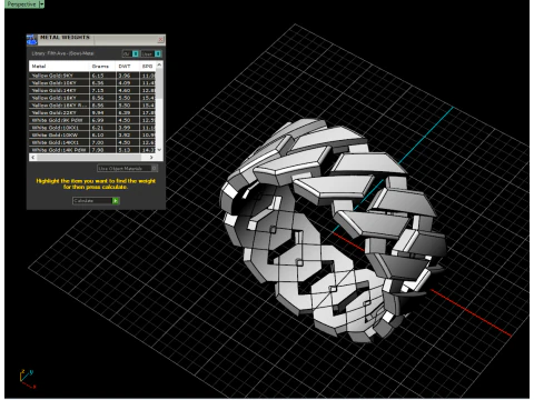 Cuban chain wedding ring model 642 3D Print Model