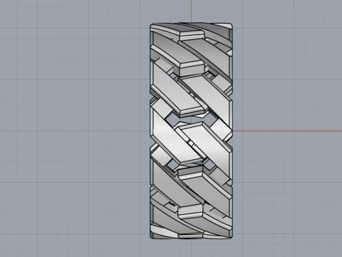 Cuban chain wedding ring model 642 3D Print Model