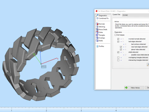 Cuban chain wedding ring model 642 3D Print Model