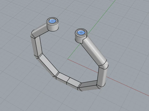 Octagon form ring model 641 3D Print Model