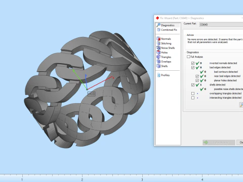 Cuban chain ring model 640 3D Print Model