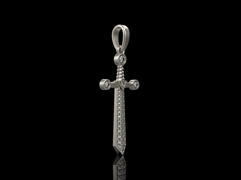 Sword pendant model 639 3D Print Model